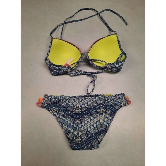 Victorias Secret Bikini 2 Piece The Fabulous 32C Knockout Bottoms XS - Picture 2 of 3